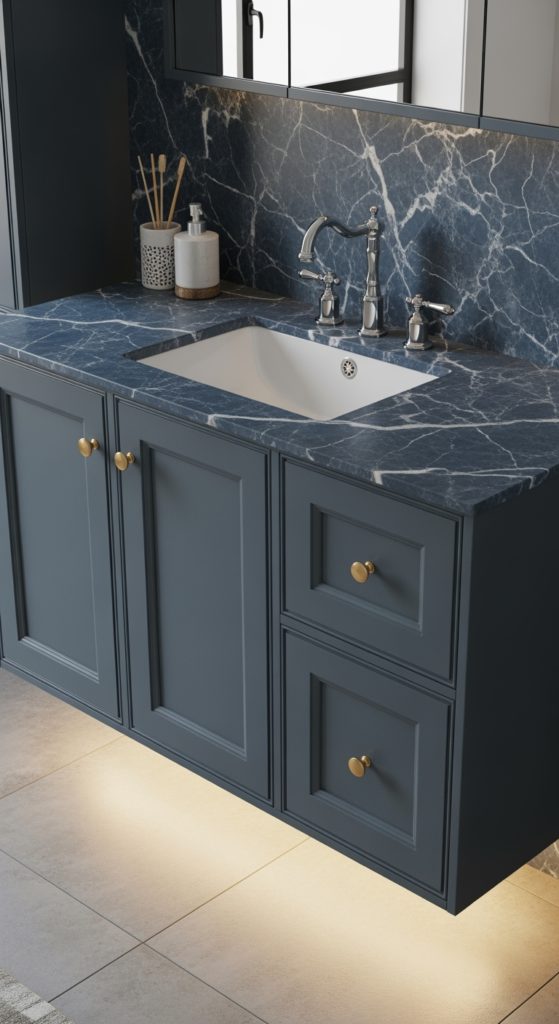 Where Blue Bathroom Vanity Designs Go From Basic to Brilliant