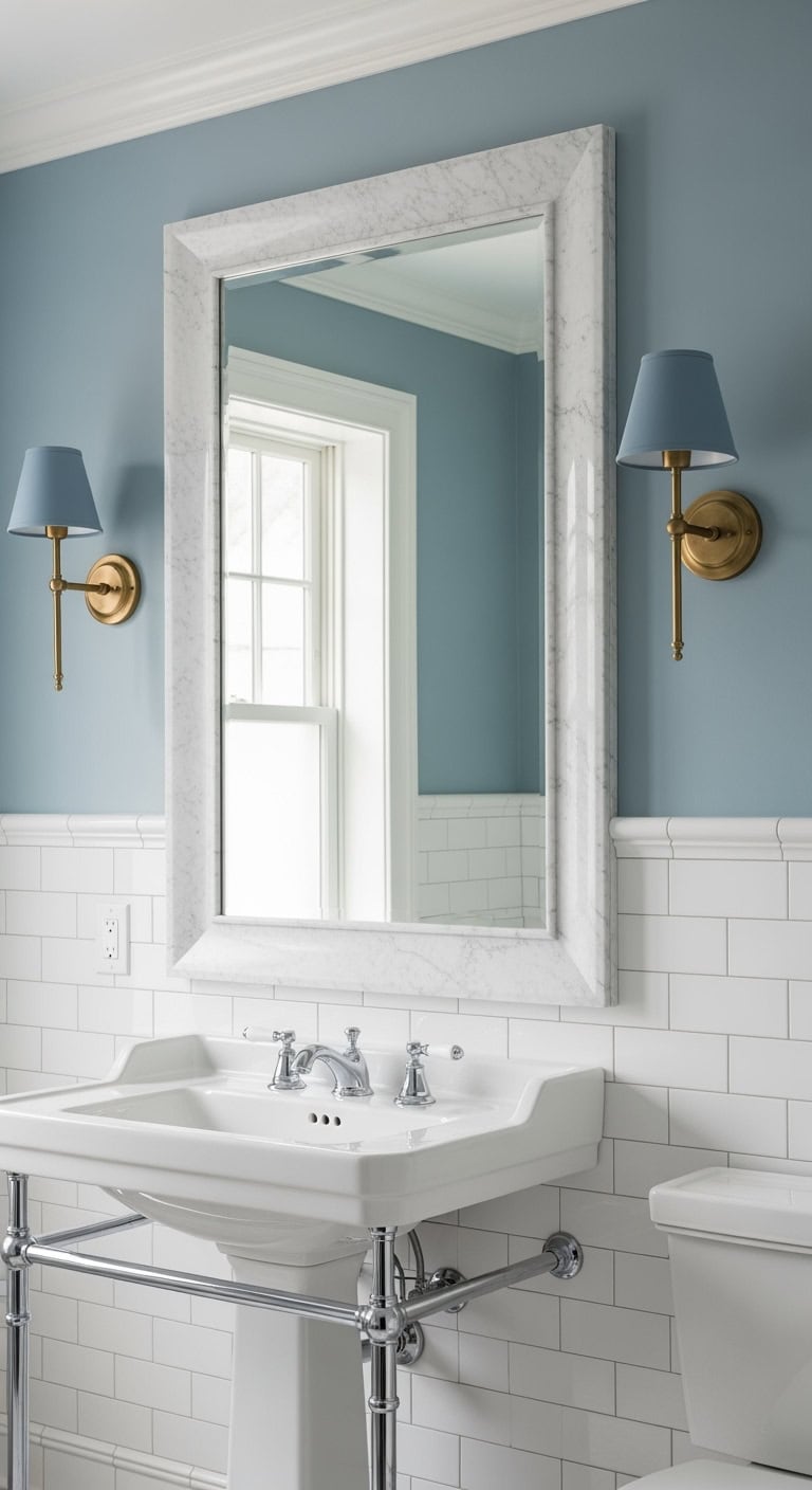 blue bathrooms without gender reveal