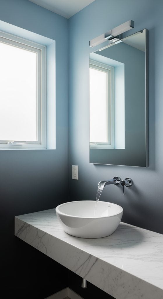 21 Gorgeous Gray and Blue Bathroom Ideas