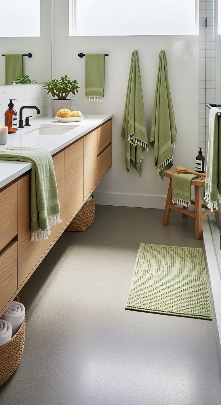 chic urban minimalist pistachio hued