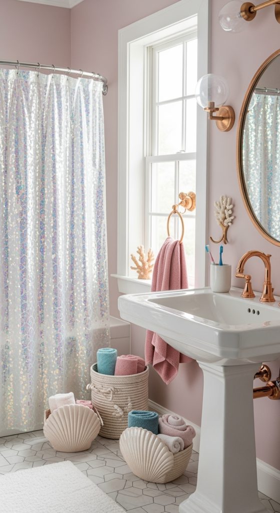 22 Beautiful Pink and Blue Bathroom