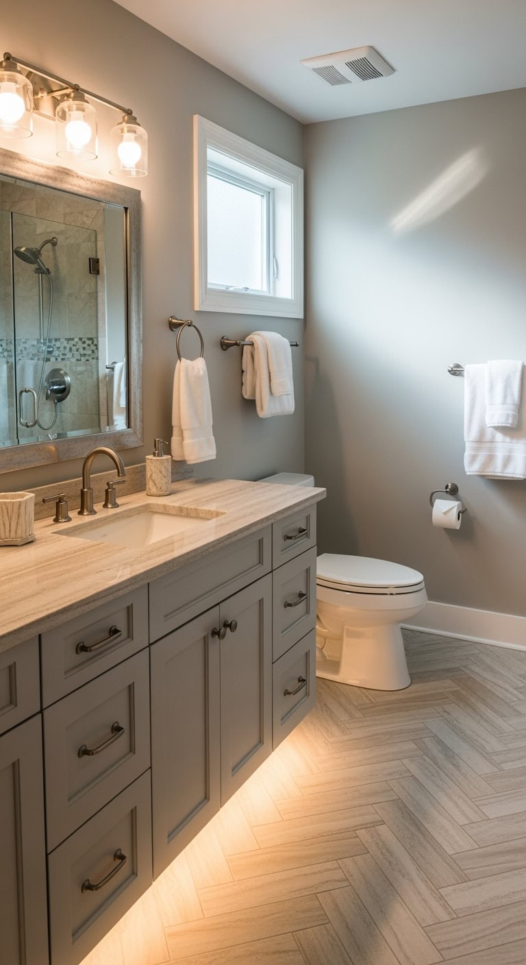 coordinate accessorize cohesive sophisticated bathroom hardware