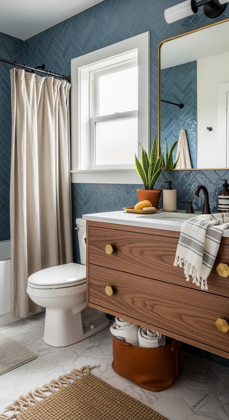 cozy sophistication with slate blue