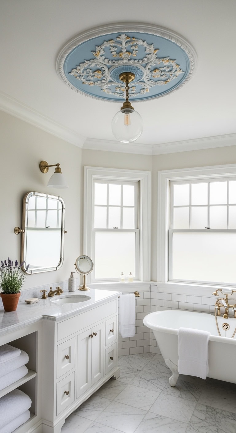 decorative ceiling jewelry for bathrooms