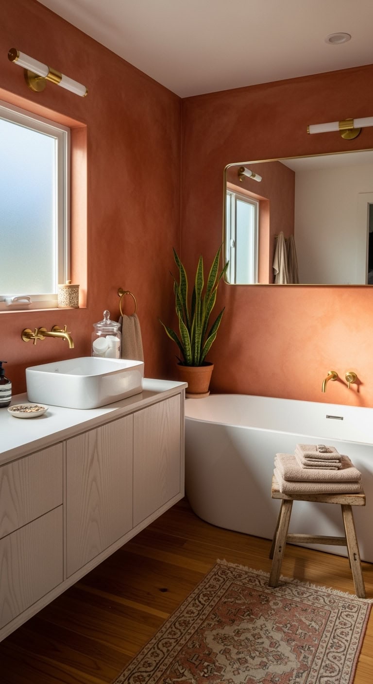 earthy cozy textured balanced