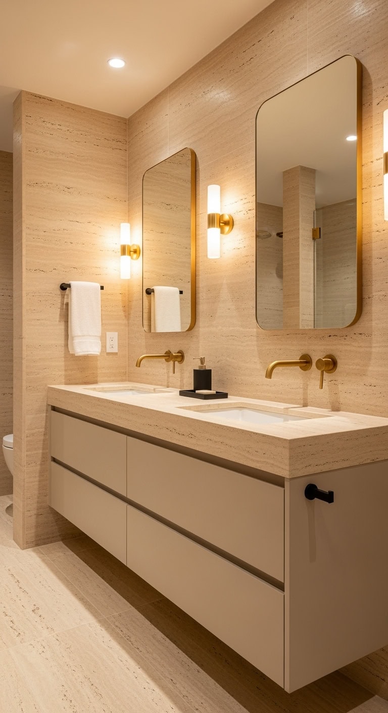 elegant minimalist bathroom design
