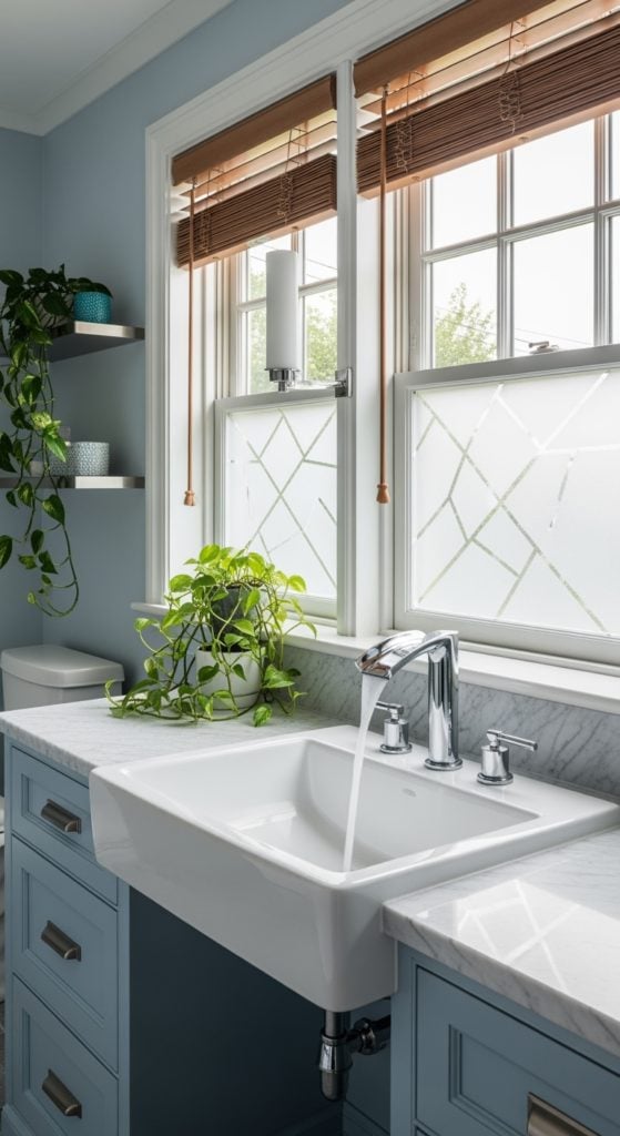 Why Dark Blue Bathroom Drama Hits Different Than You’d Think
