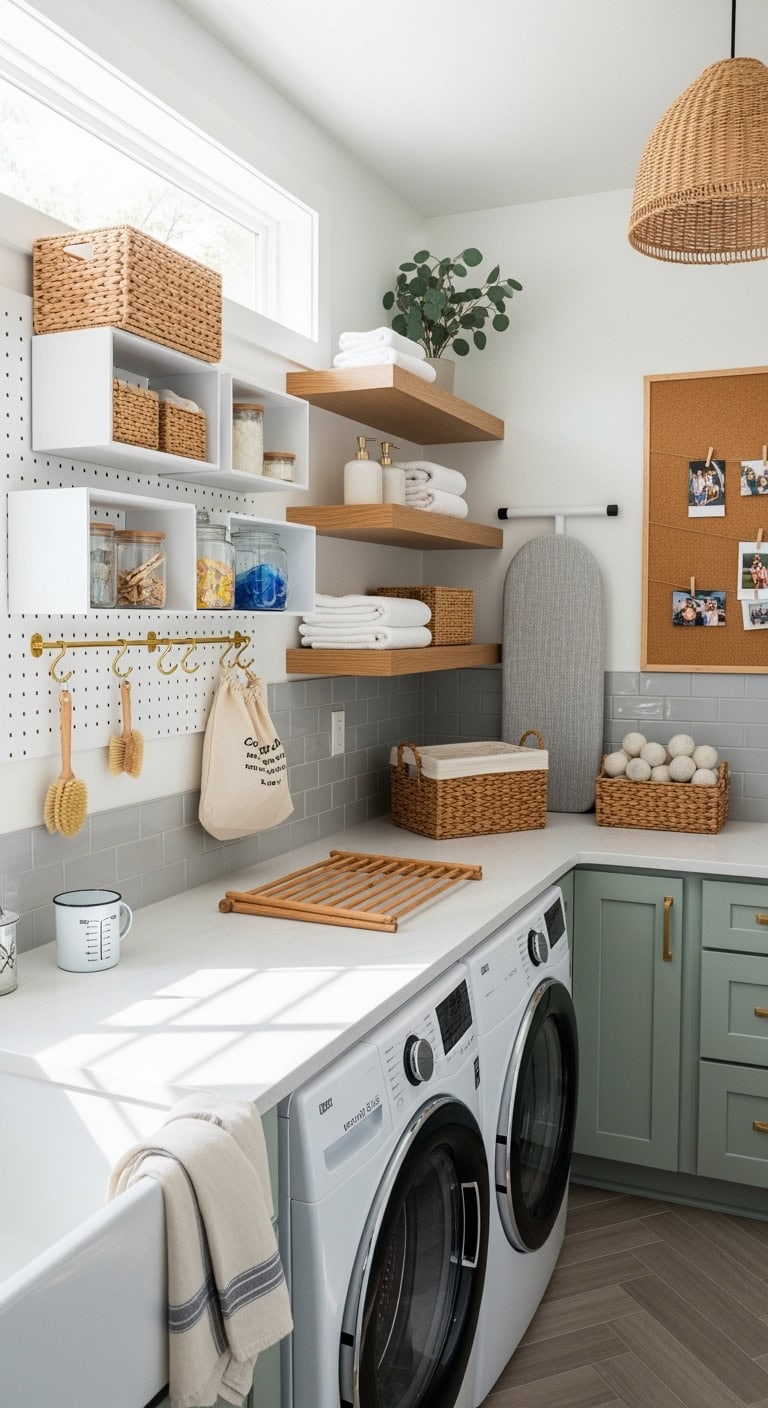 flexible modular customizable laundry storage