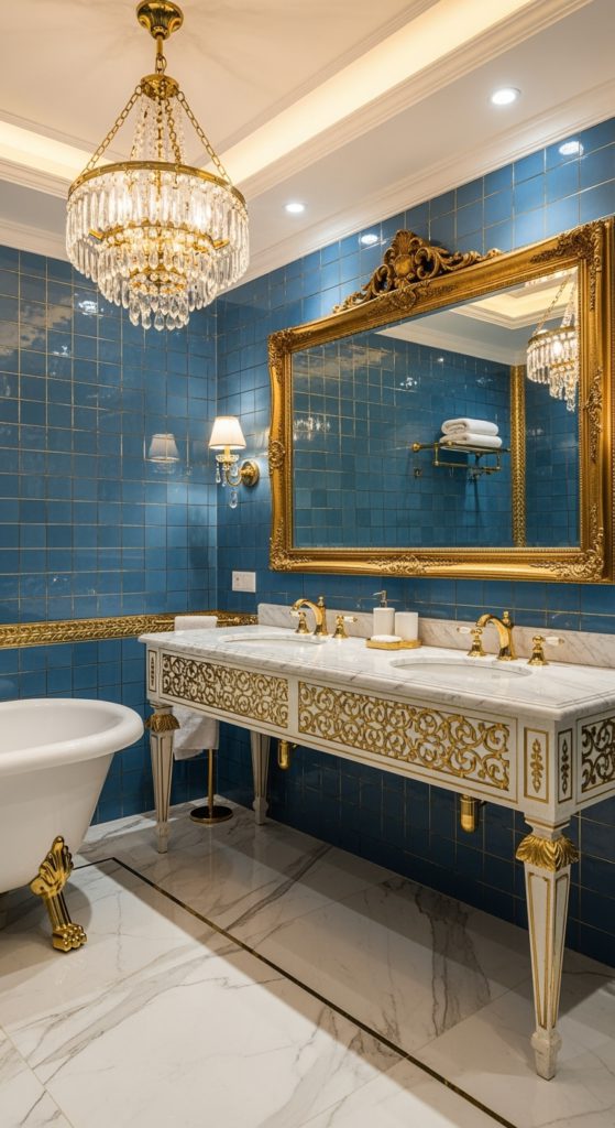 21 Trendy Gold Bathroom Ideas