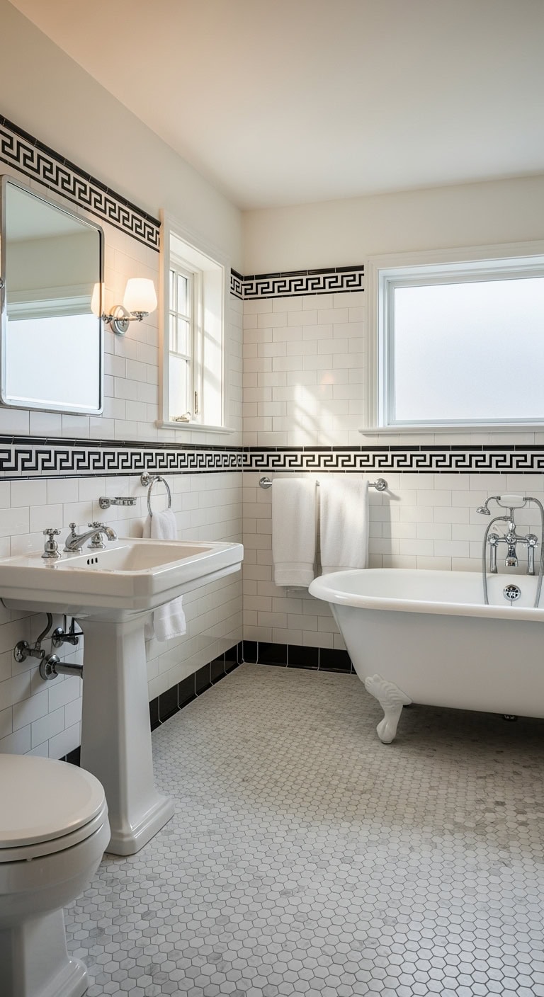 geometric border accent details