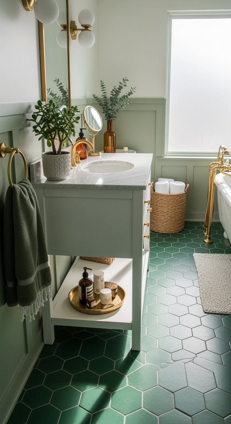 geometric floor pattern paradise delights
