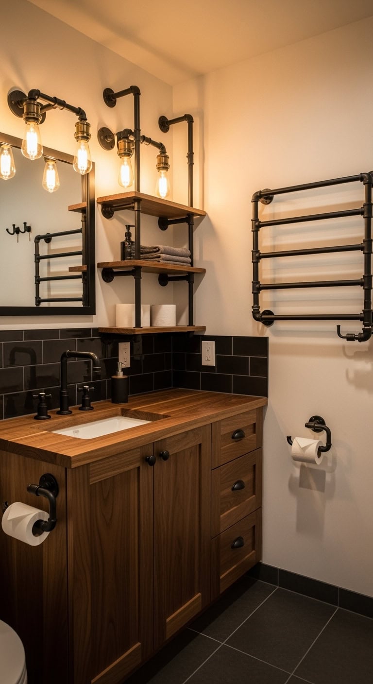 industrial black pipe fixtures