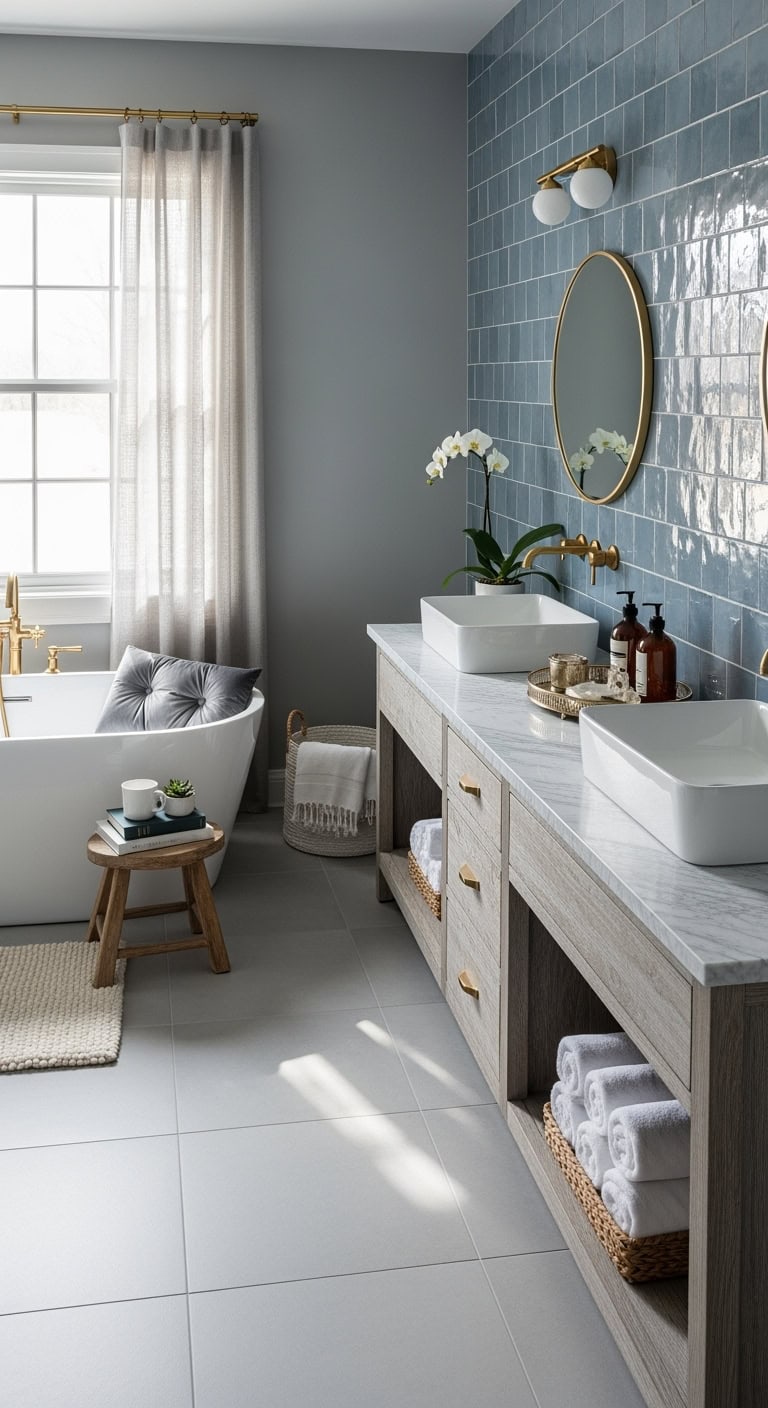 luxurious intentional bathroom centerpiece tub