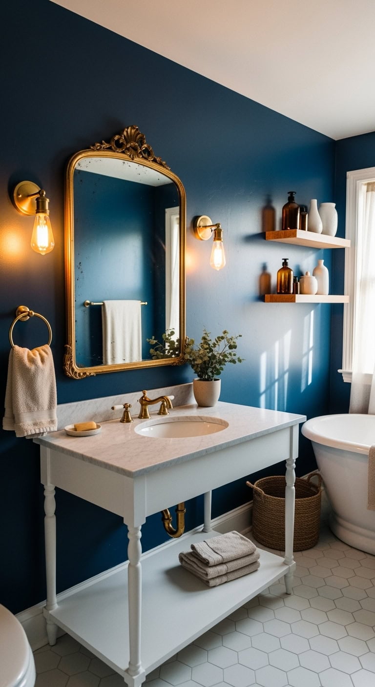 luxurious vintage contrasting focal point