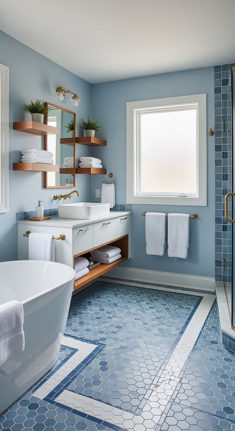 mediterranean spa inspired tile