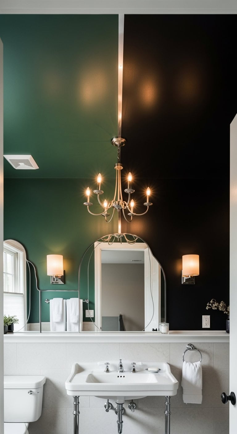monochromatic bathroom color scheme