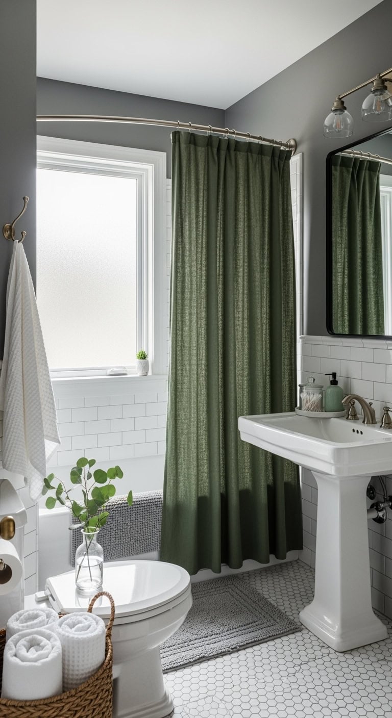 moody refreshing spa like bathroom design