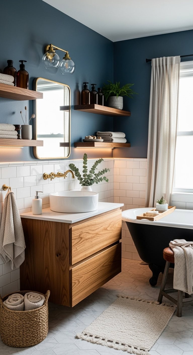 moody sophistication with cozy charm