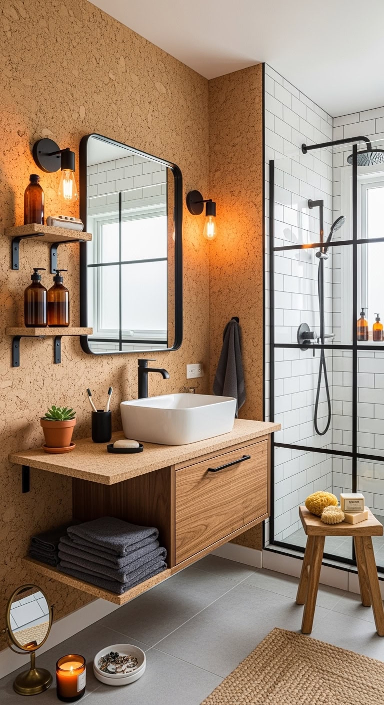 organic modern minimalist bathroom design