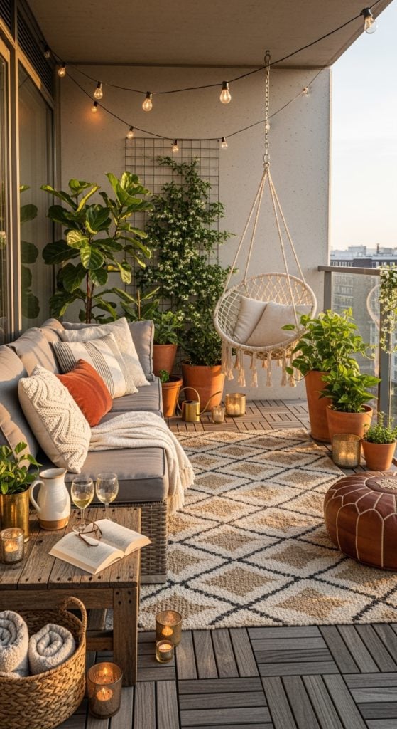 22 Inspiring Large Apartment Balcony Ideas