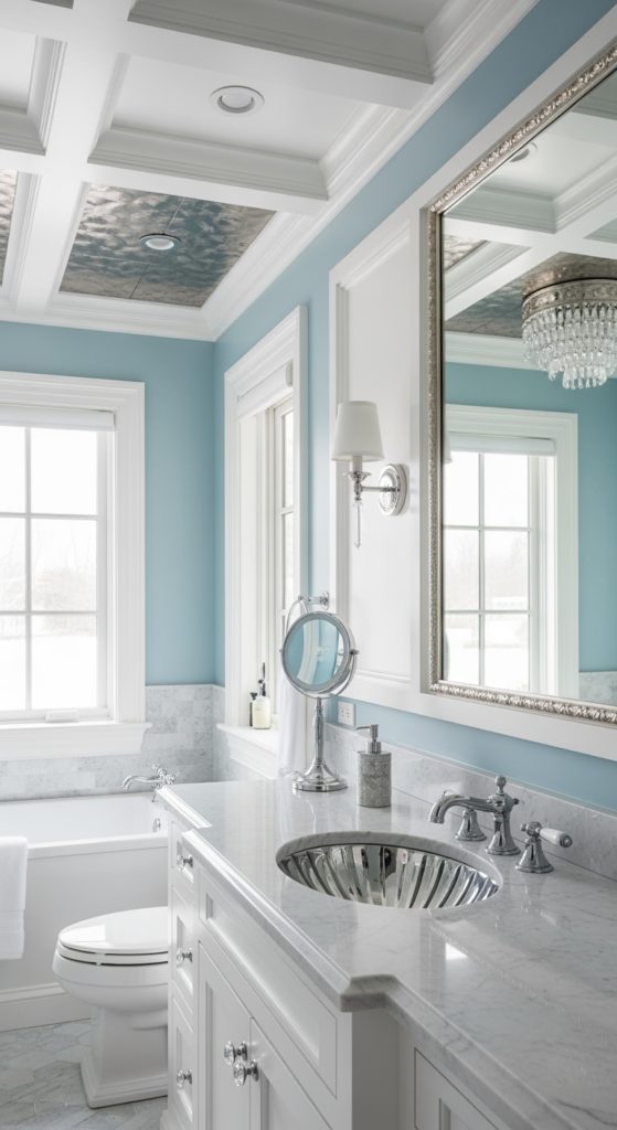 22 Stunning Powder Blue Bathroom
