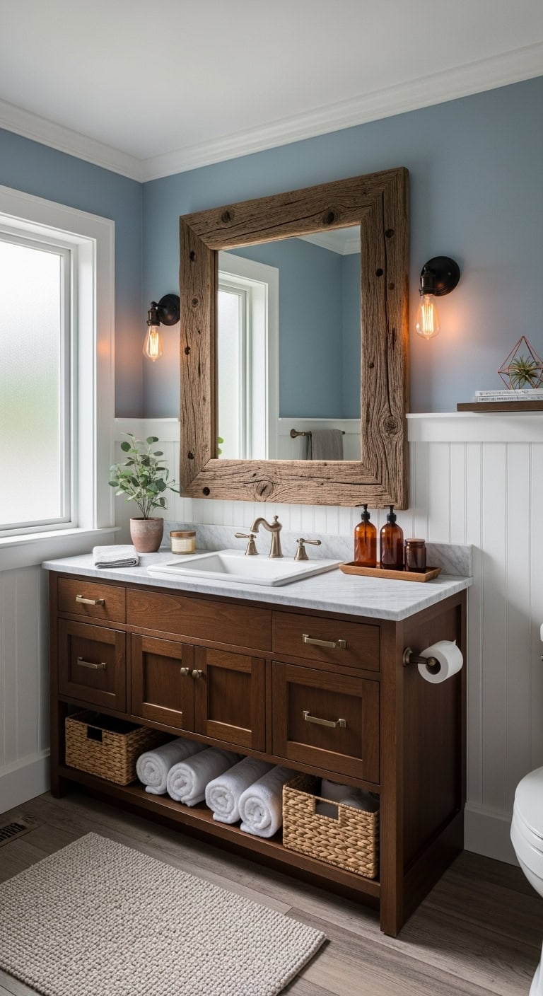 rustic charming serene industrial chic