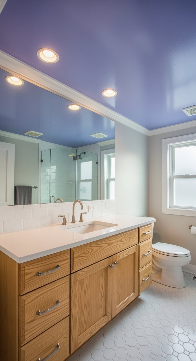 serene soothing sophisticated bathroom transformation