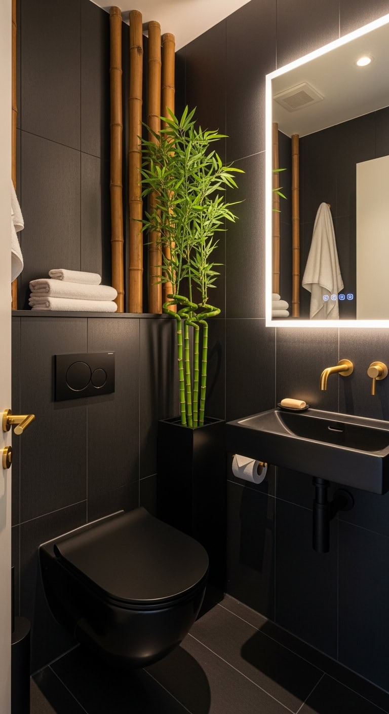 sleek modern bathroom fixture