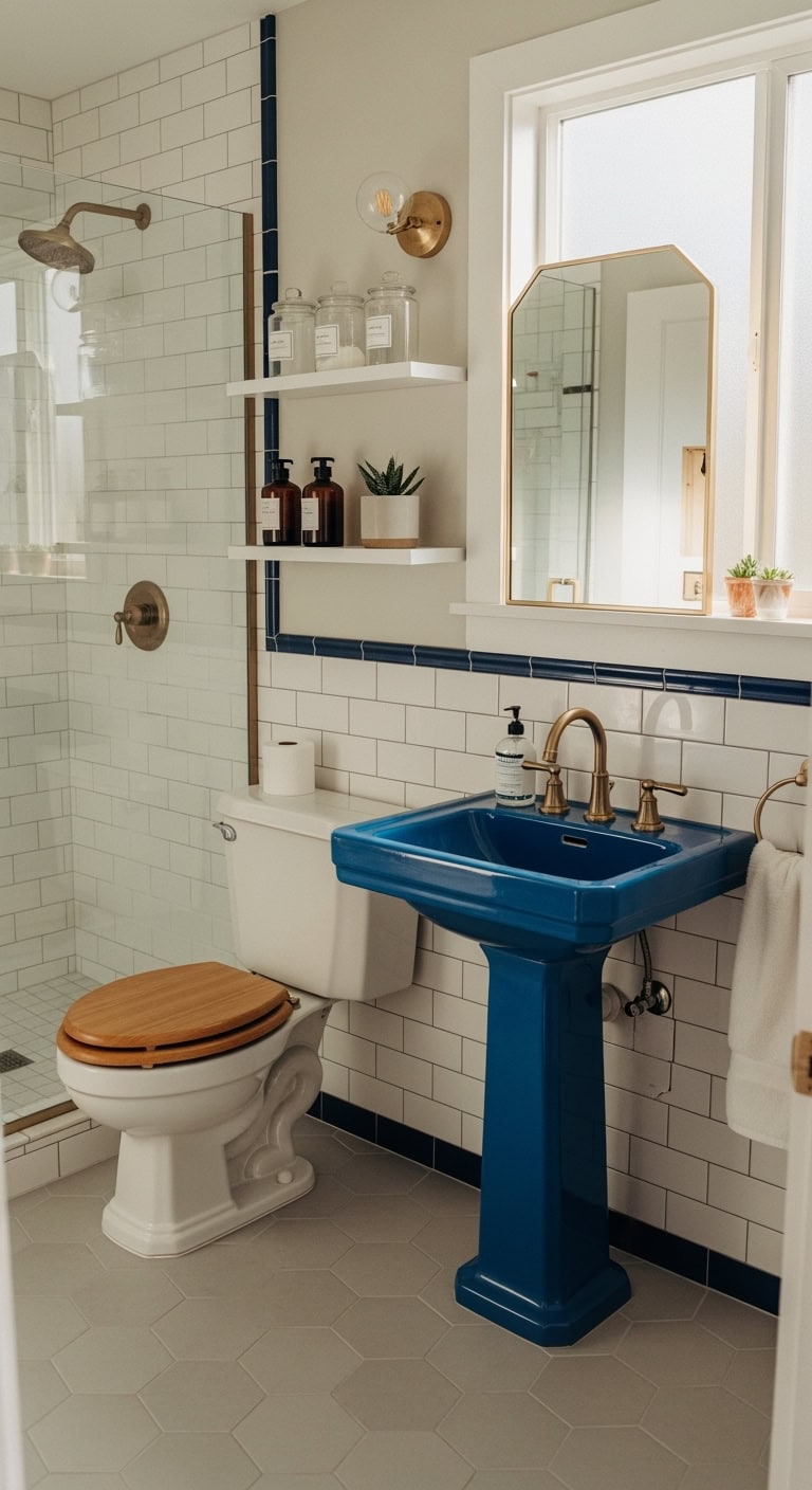 space saving bold vintage minimalist