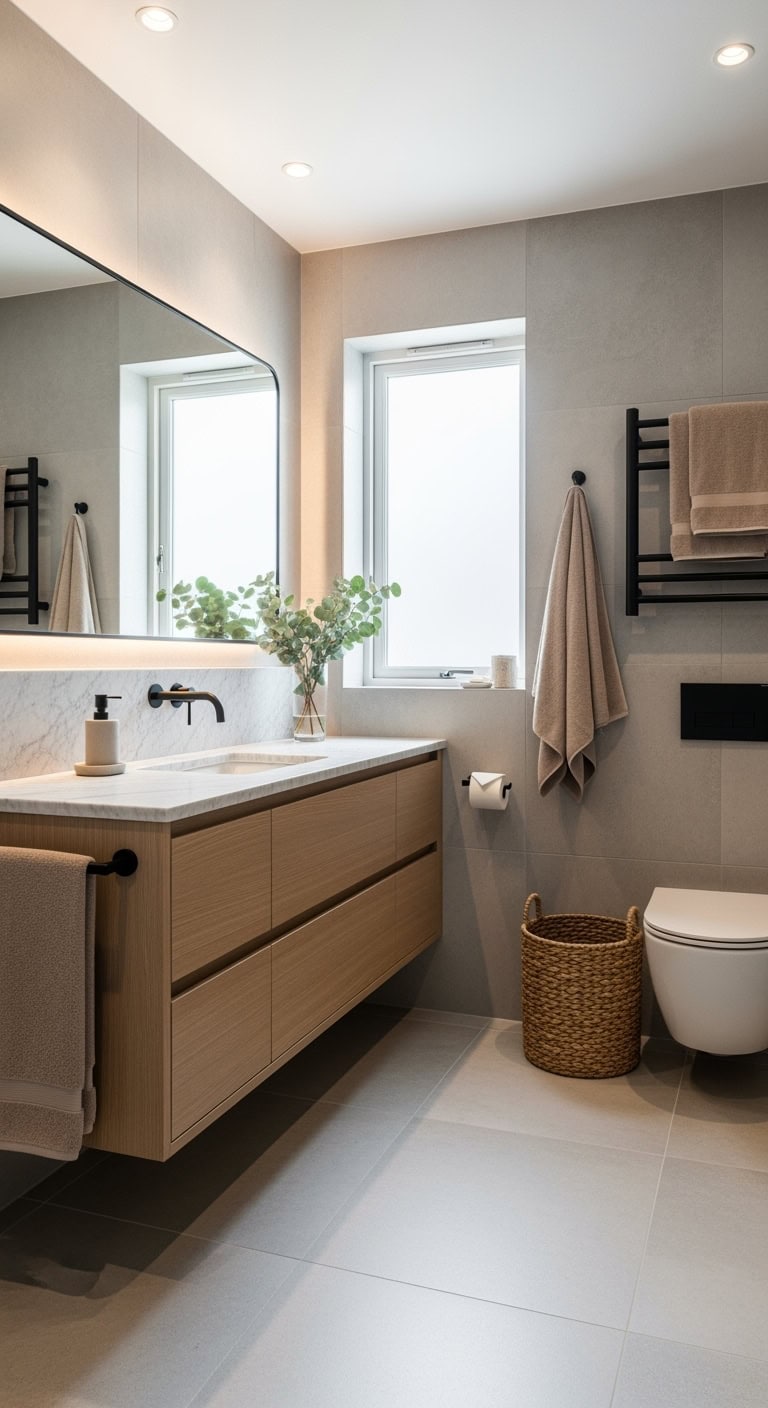 subtle cozy industrial textural