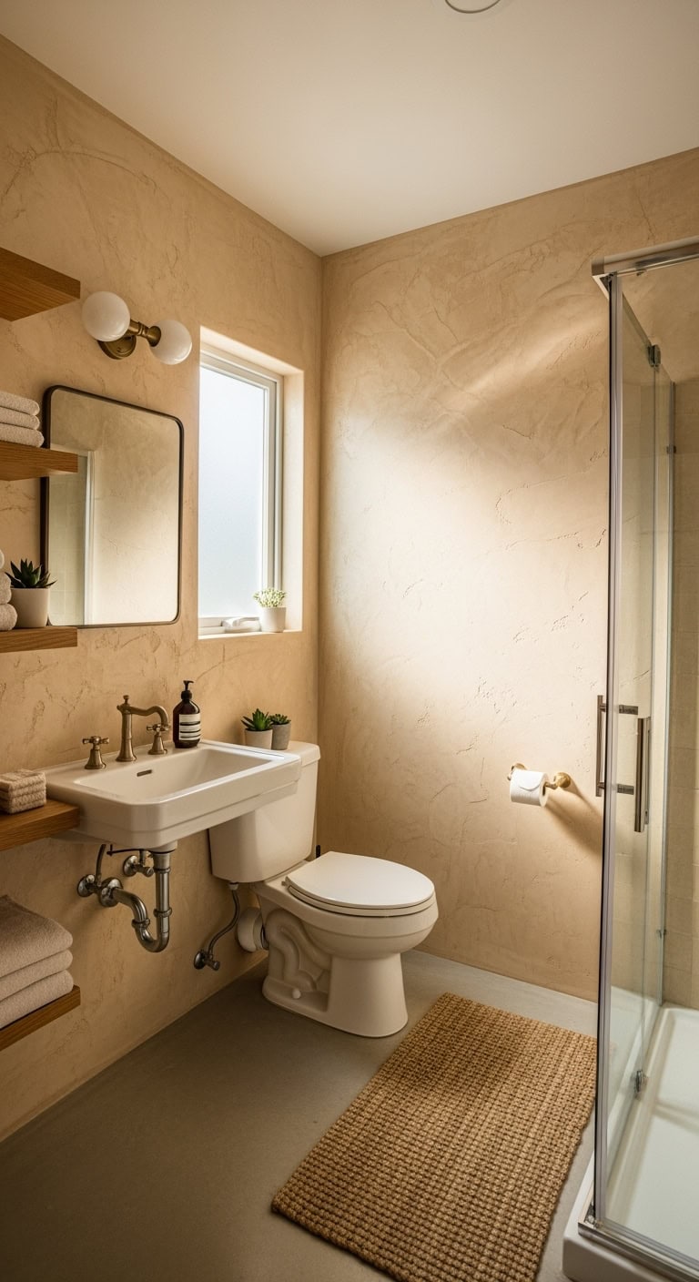 textured natural glowing versatile beige clay walls