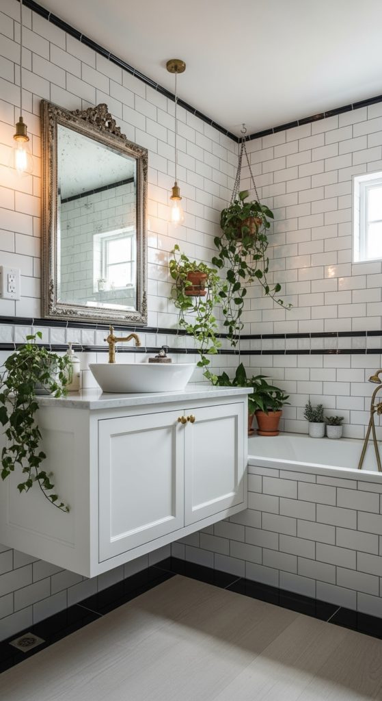 18 Beautiful Black Grout Bathroom