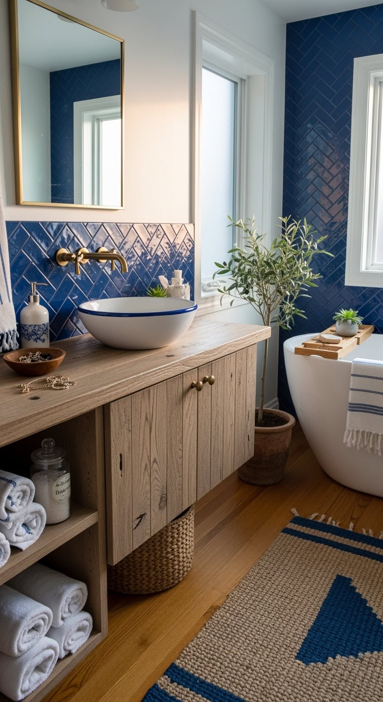 unexpected yet harmonious coastal farmhouse fusion
