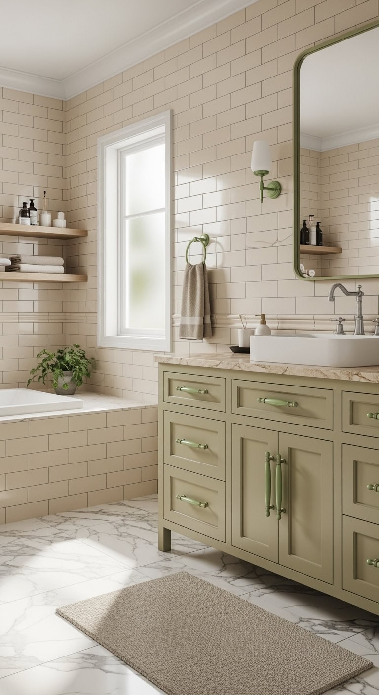 vintage charm whimsical avocado bathroom hardware