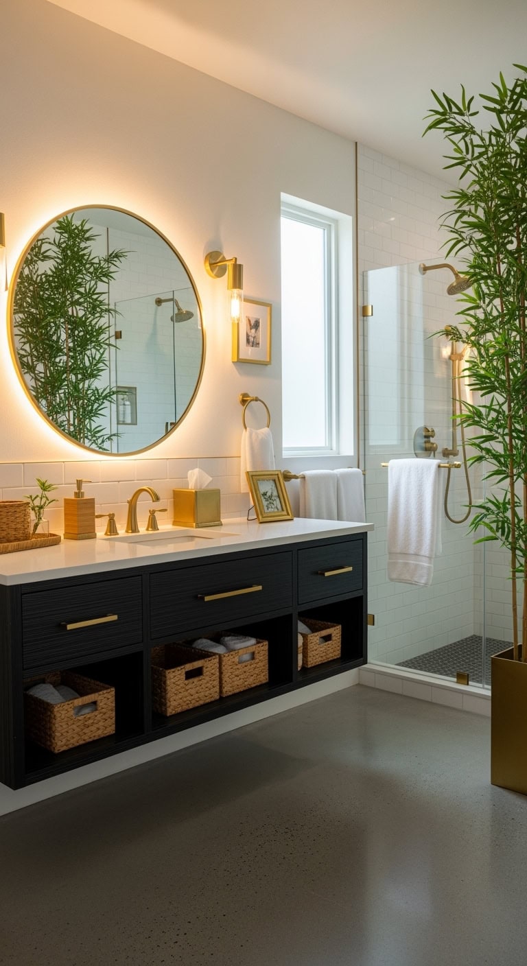 zen bamboo bathroom luxury paradise