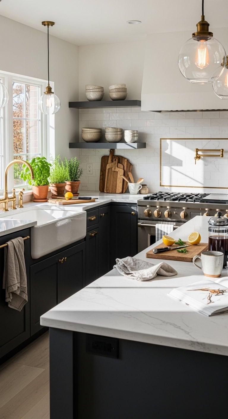 brass faucet statement piece elevated