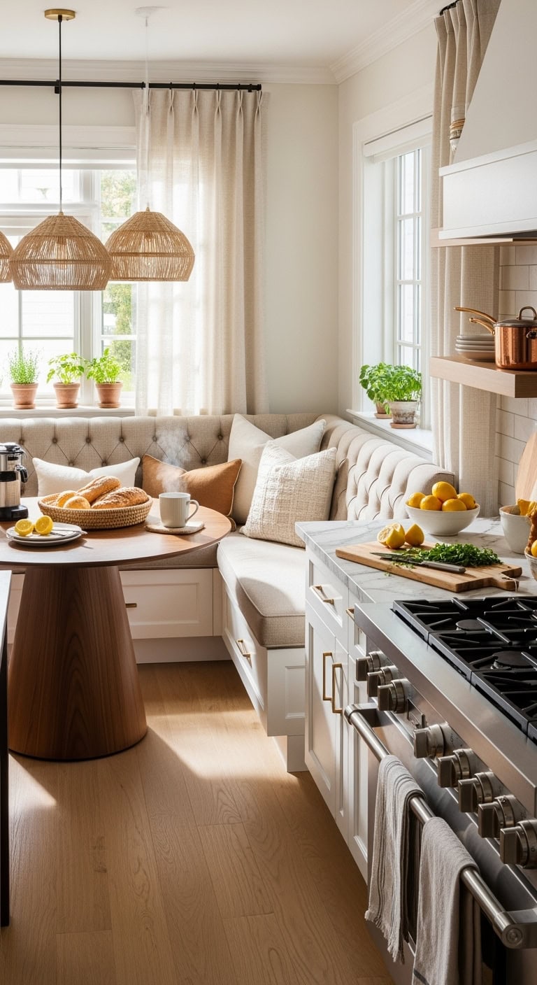 cozy cashmere clad breakfast nook sanctuary