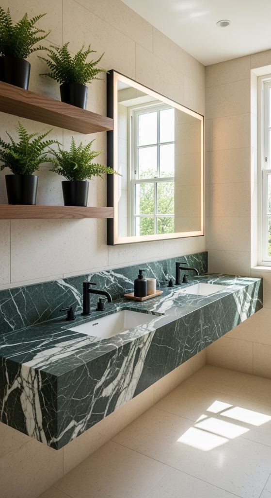 23 Most-Loved Deep Green Bathrooms