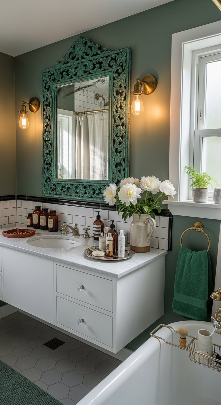 elegant vintage bathroom decor inspiration