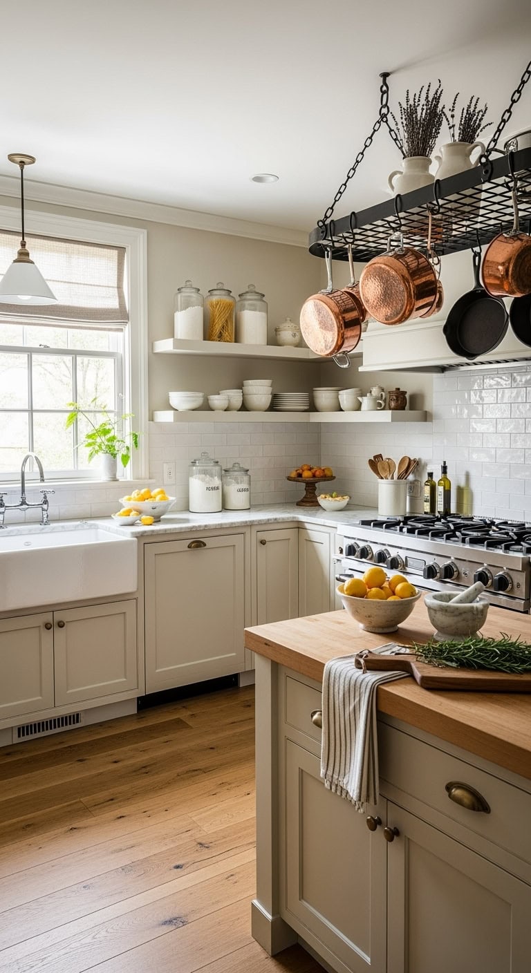 functional kitchen decor for drama
