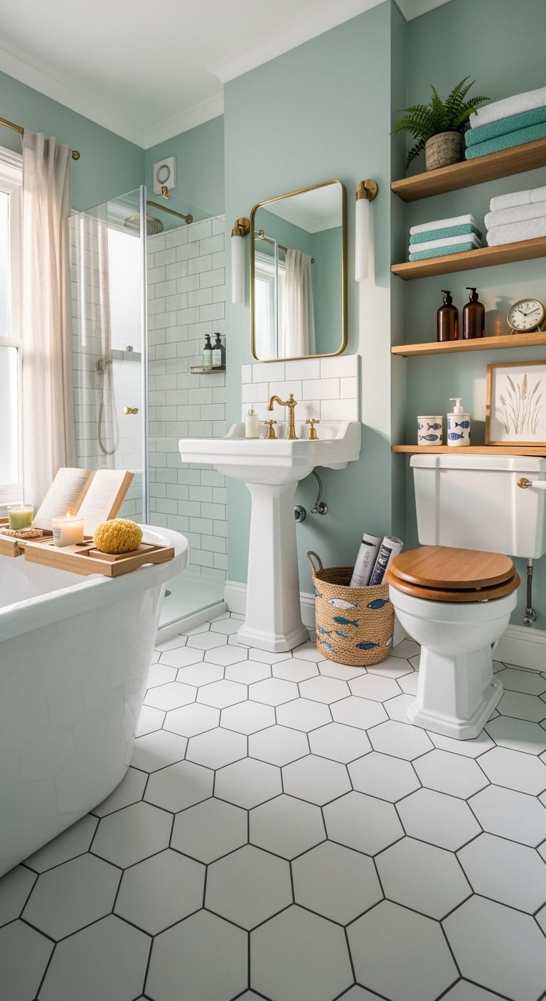 hexagonal floor tiles design possibilities