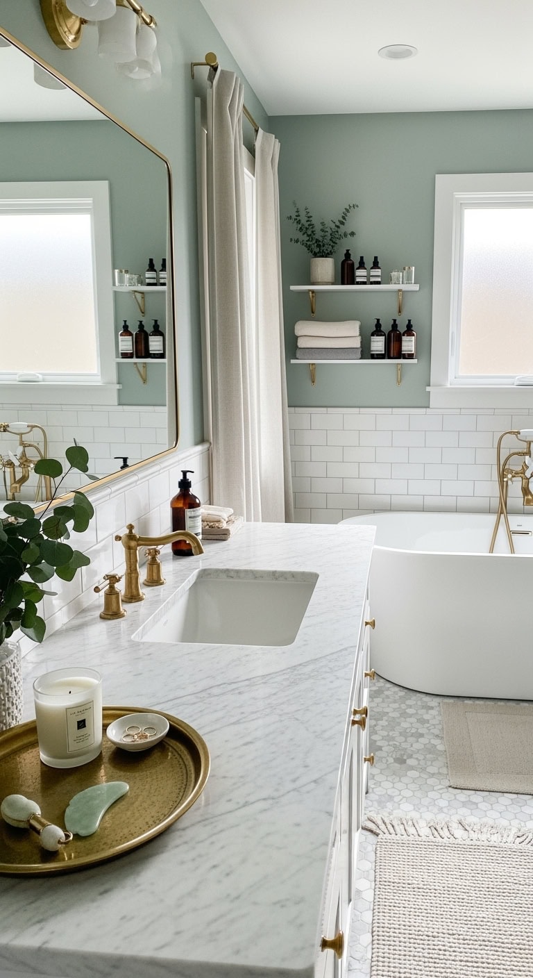luxurious coastal marble countertop combinations