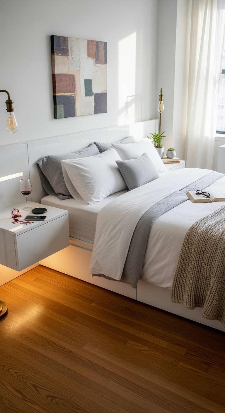 modern floating nightstand essentials