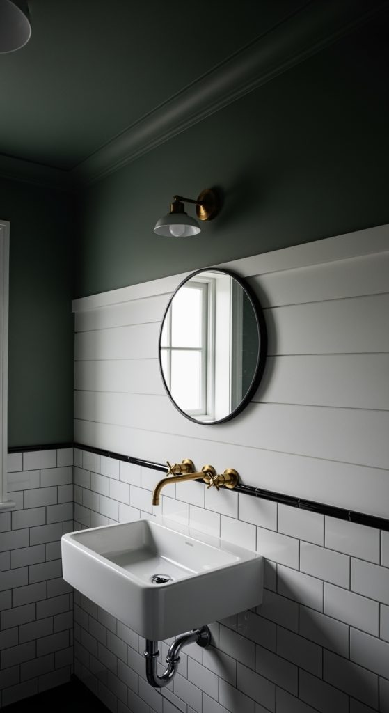 23 Inspiring Moody Green Bathrooms
