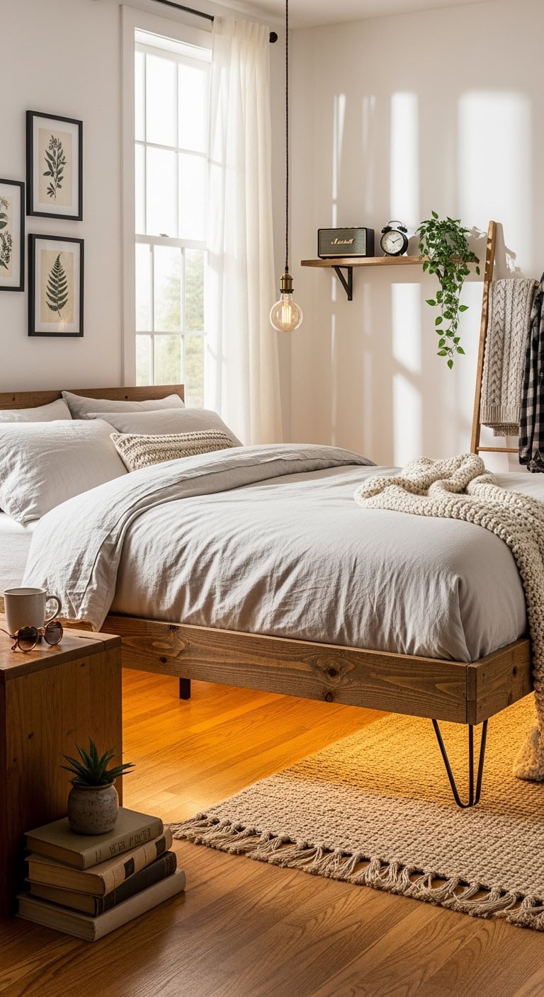 rustic natural industrial cozy