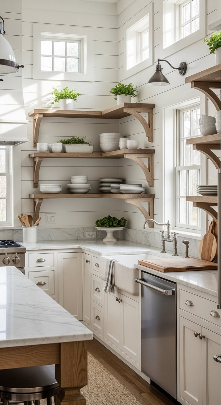 rustic white kitchen ideas