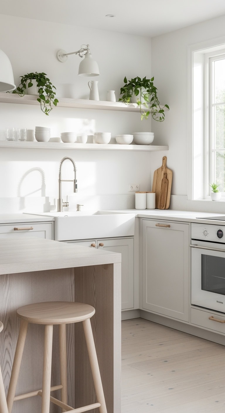 sleek minimalist contemporary kitchen decor