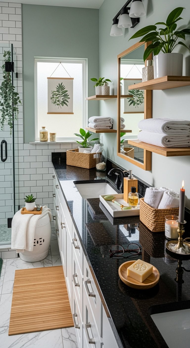 spa inspired bamboo and black synergy
