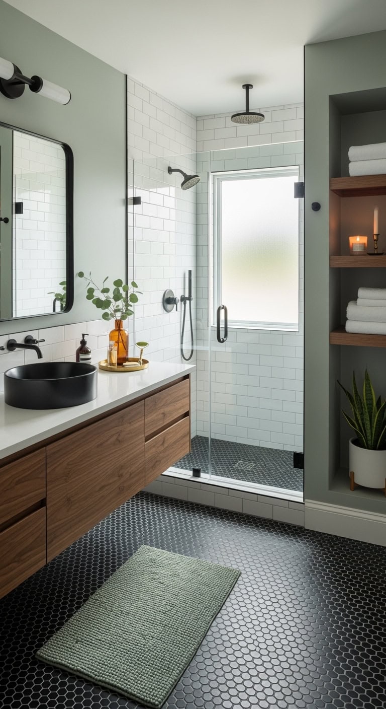 timeless vintage bathroom sophistication
