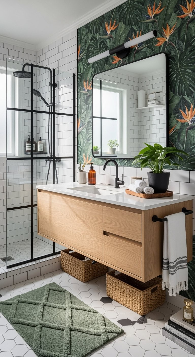 tropical jungle meets industrial sophistication